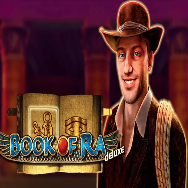 Enjoy Book of Ra Deluxe by Novomatic – logo hosted on captaincookcasino.fi