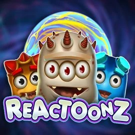 Slots logo of Reactoonz from Play'n GO at Captain Cooks Casino