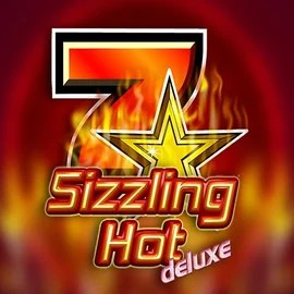 Sizzling Hot Deluxe logo by Novomatic at Captain Cooks Casino