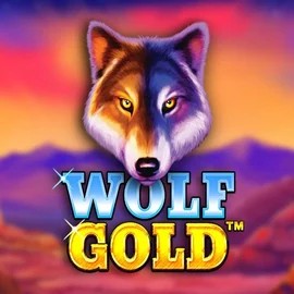 Wolf Gold logo by Pragmatic Play at Captain Cooks Casino